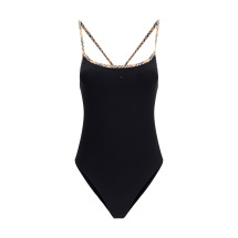 Check trim Swimsuit
