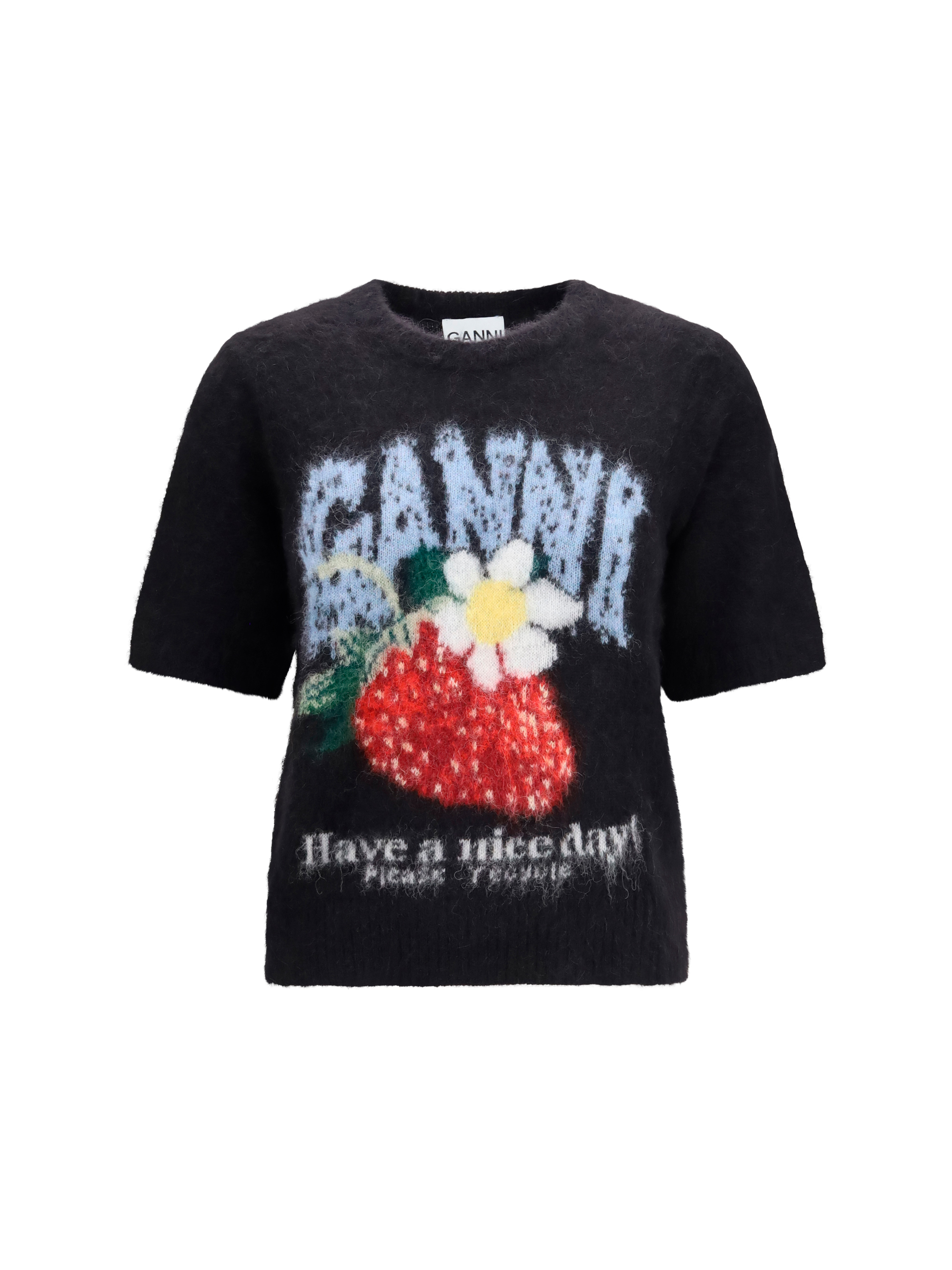 Alpaca and wool-blend T-shirt