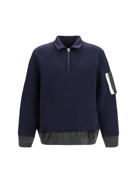 Terry cloth zip Polo