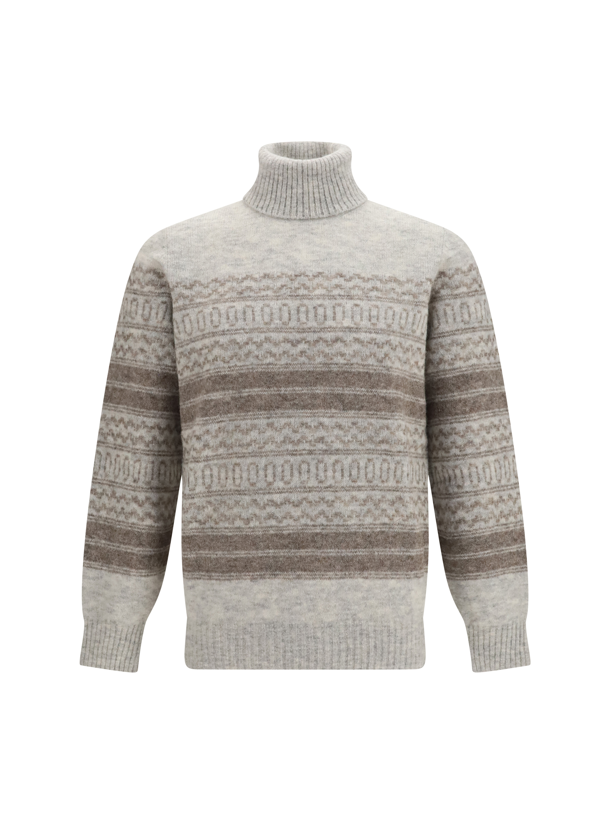 Fair Isle knit turtleneck Sweater