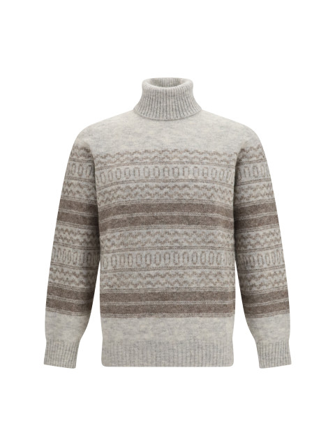 Fair Isle knit turtleneck Sweater