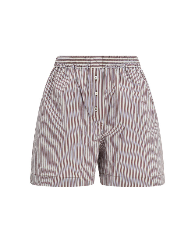 Striped silk Shorts