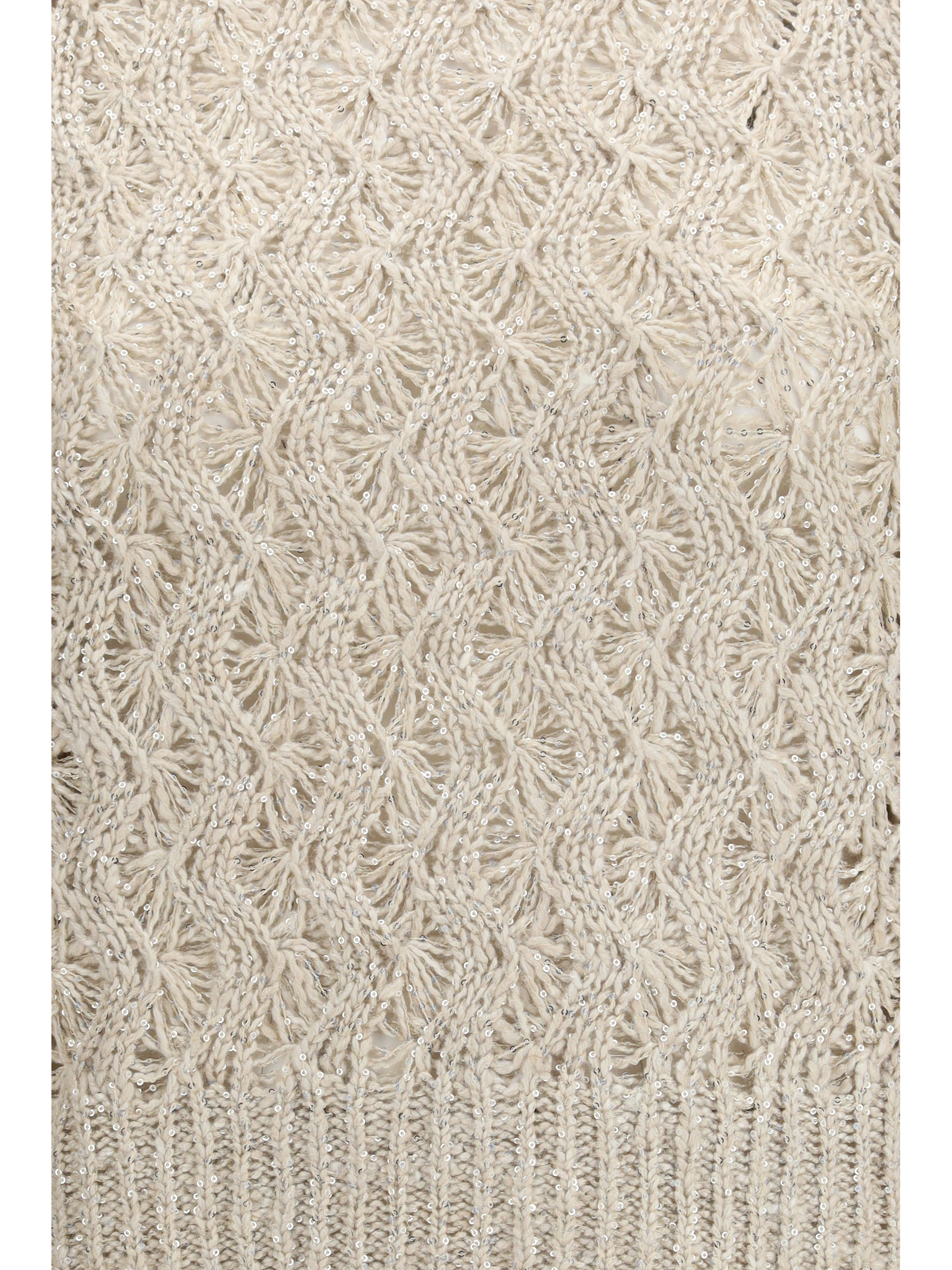 Open-knit construction Sweater