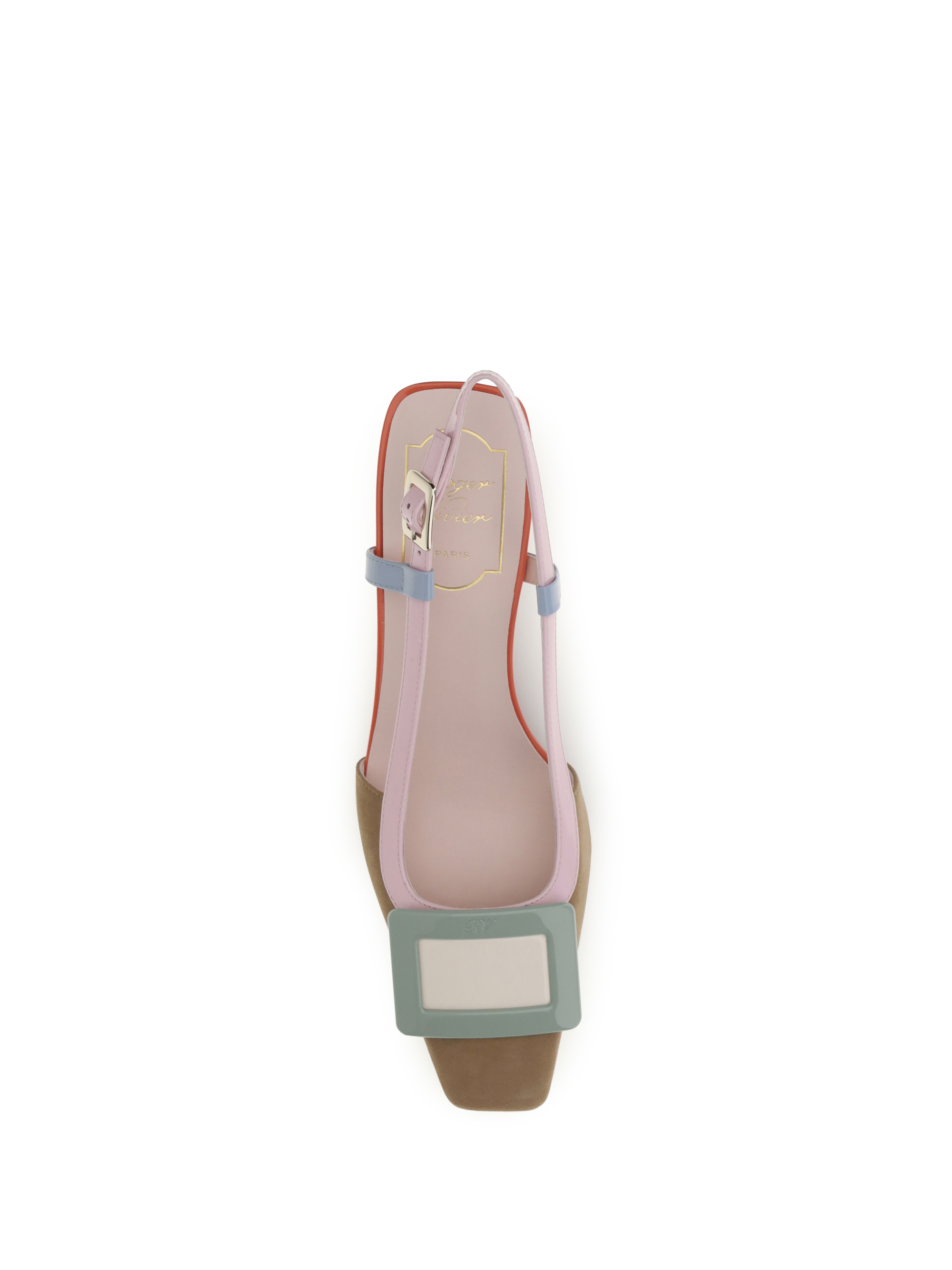 Suede Belle Vivier slingback Pumps