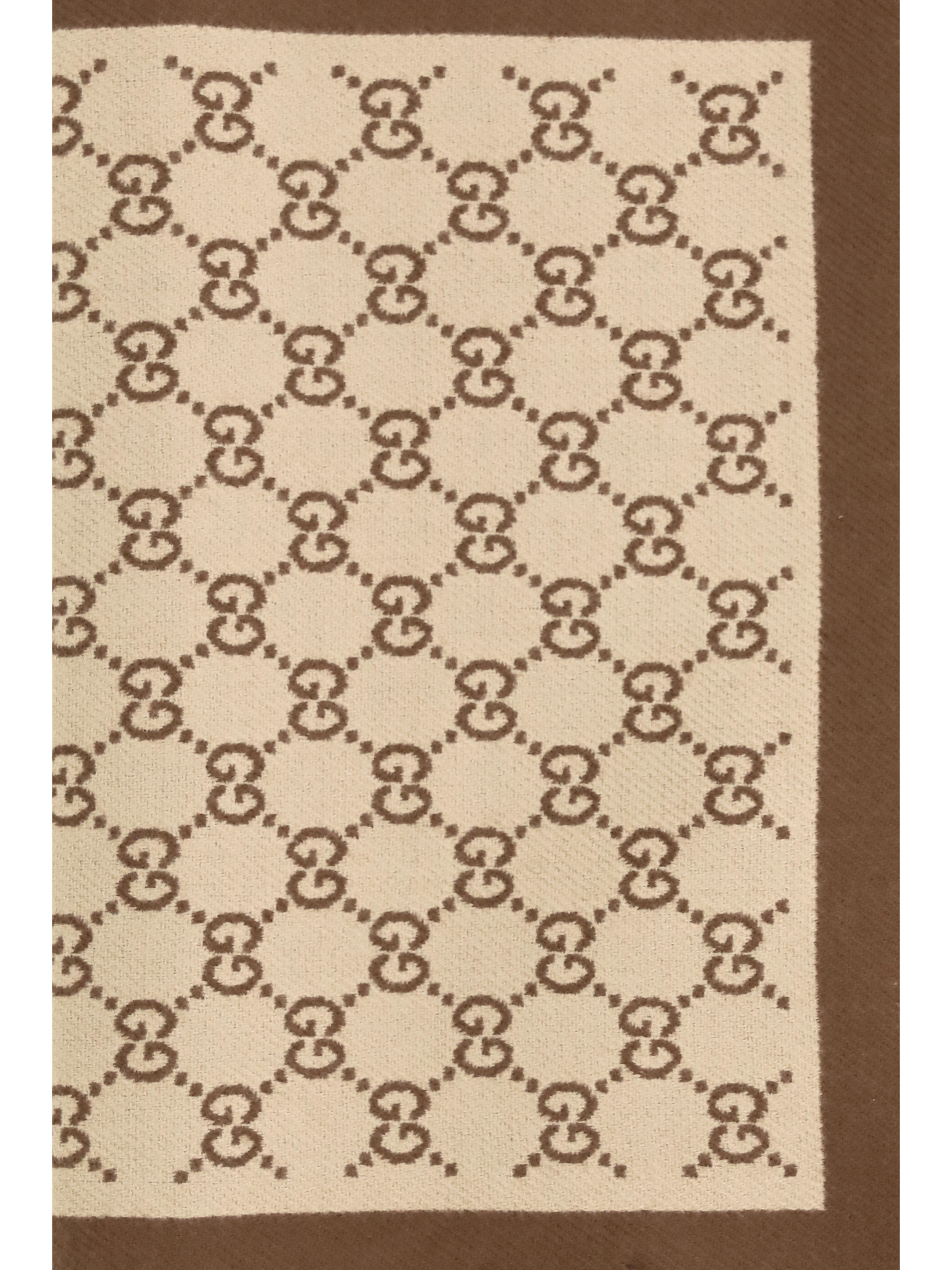 GG all-over wool Scarf