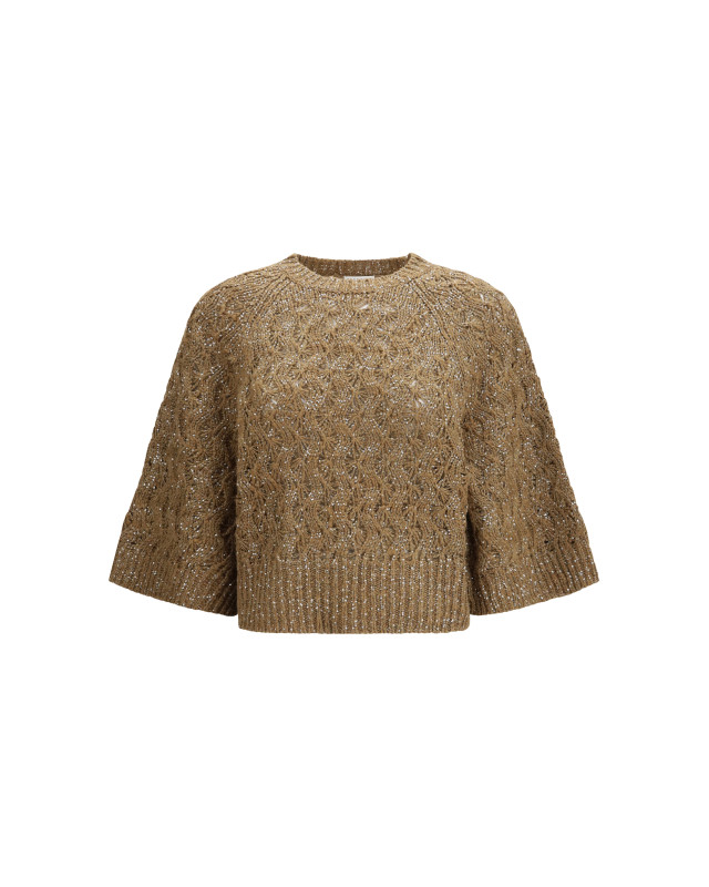 Open-knit construction Sweater