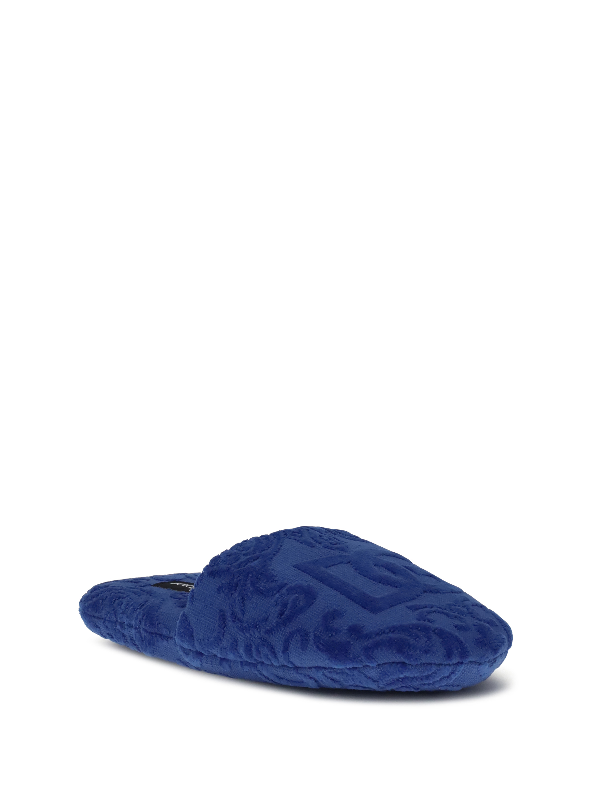 Jacquard cotton terry Slippers