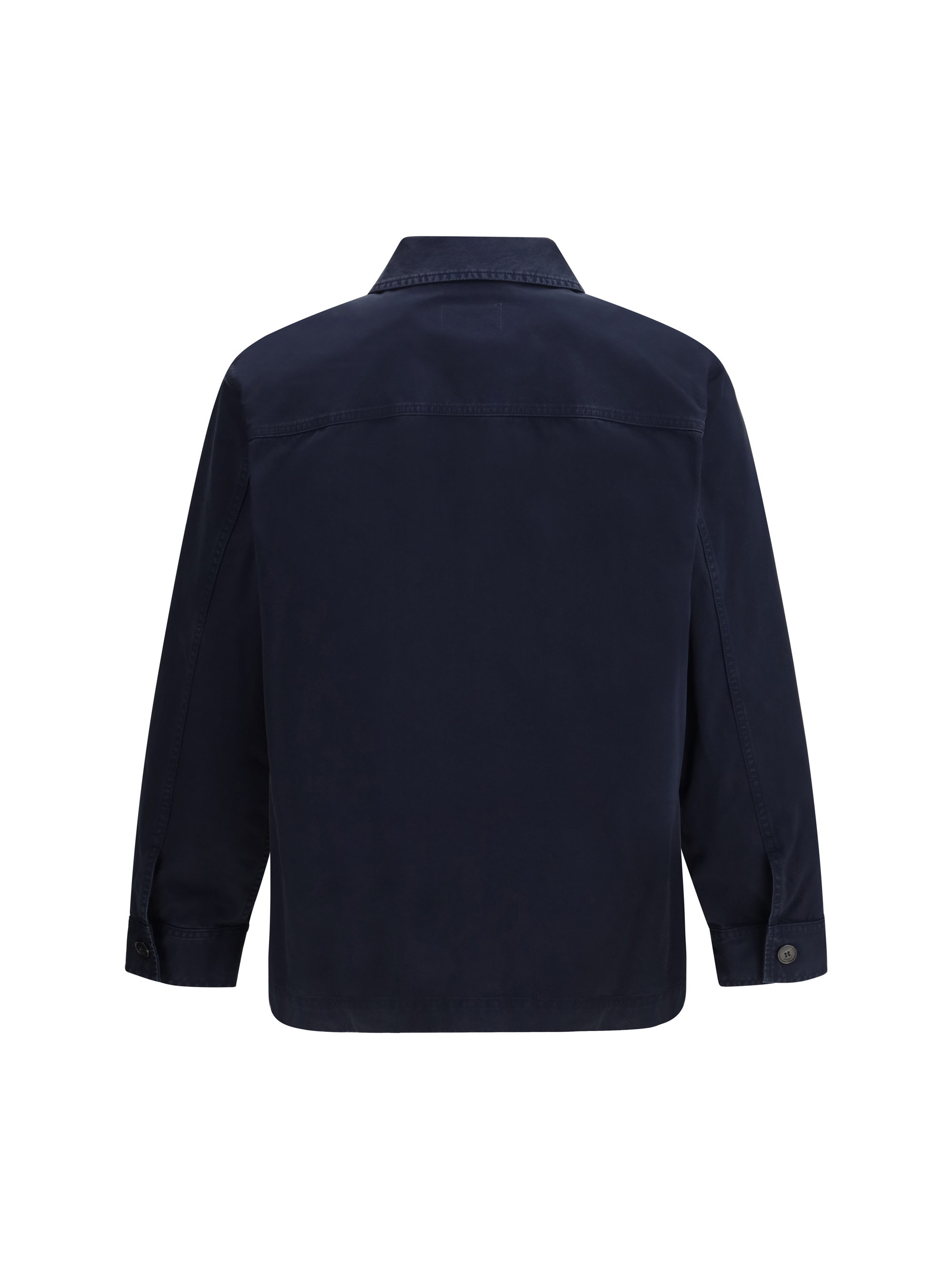 Cassandre Overshirt in gabardine with logo