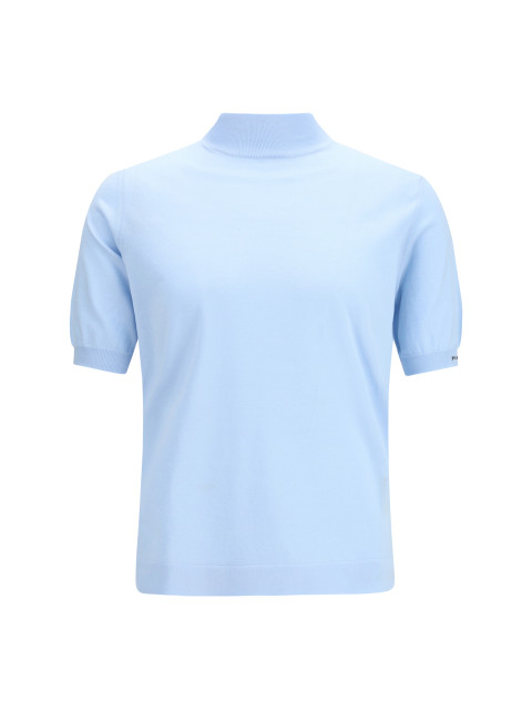 Short-sleeve cotton Sweater