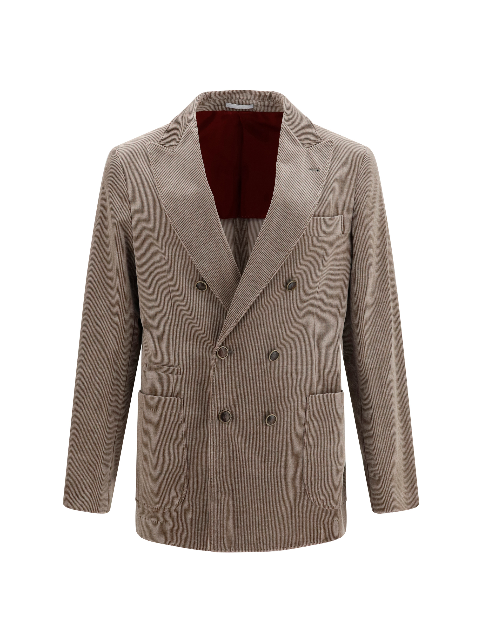 Double-breasted corduroy Jacket