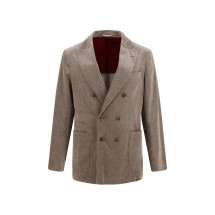 Double-breasted corduroy Jacket