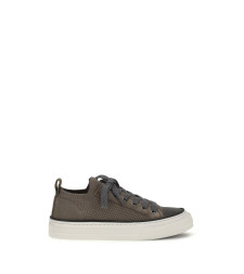 Cotton knit and suede Sneakers