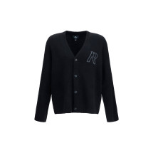 Buttoned V-neck Cardigan