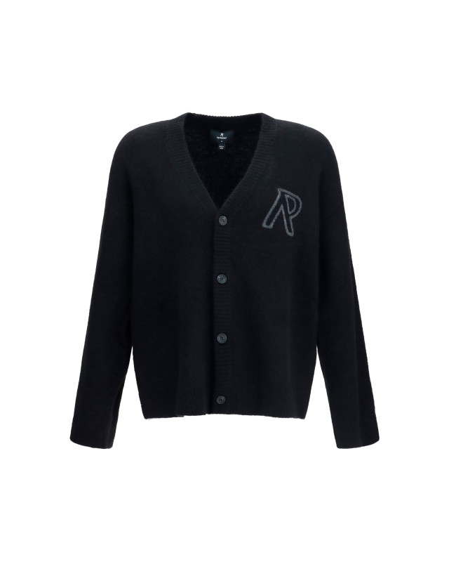 Buttoned V-neck Cardigan