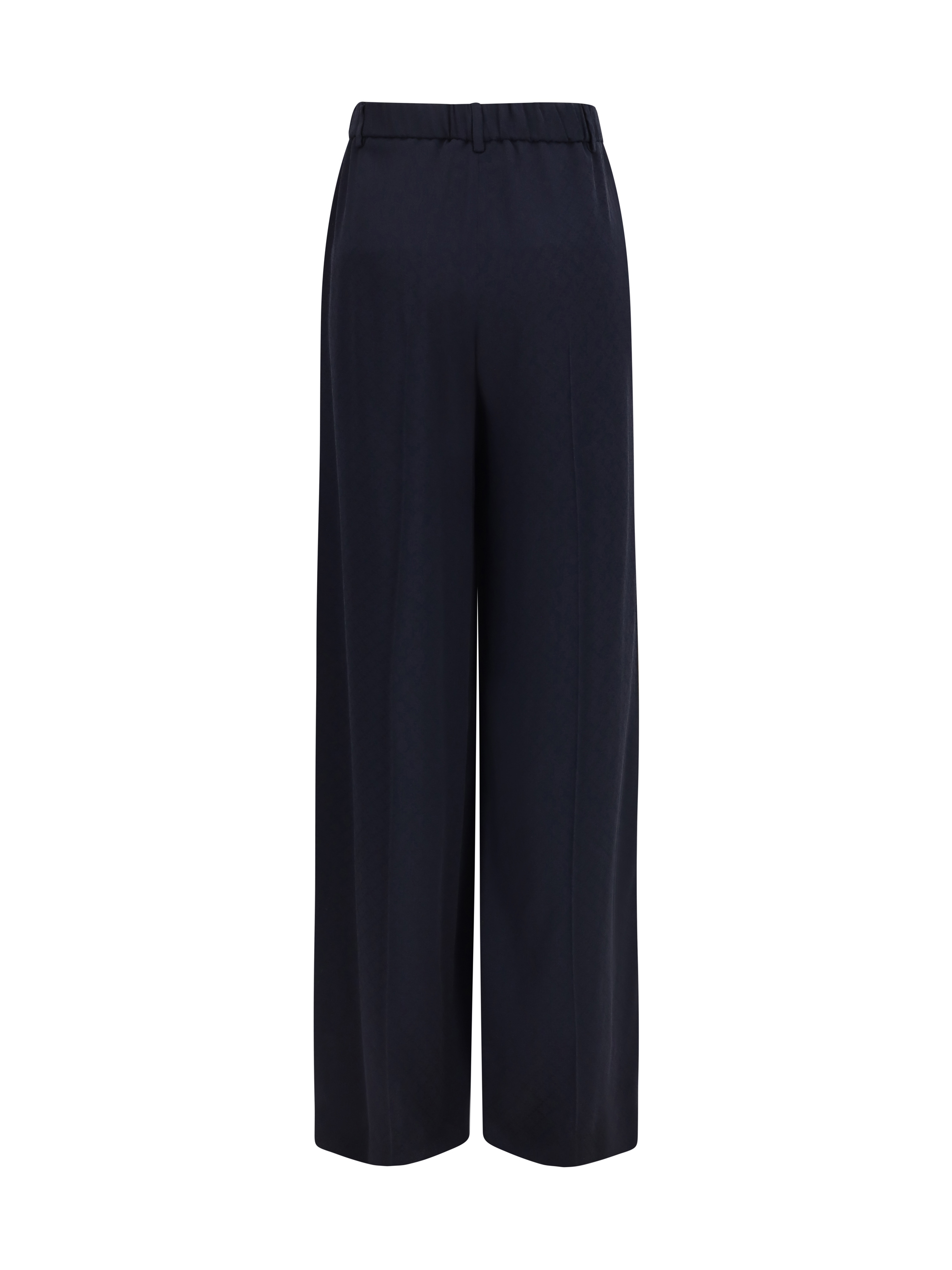 Diamond-jacquard Pants