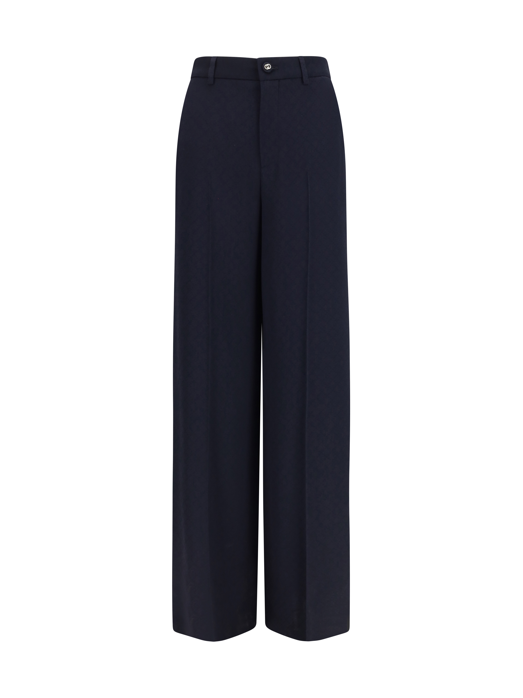 Diamond-jacquard Pants