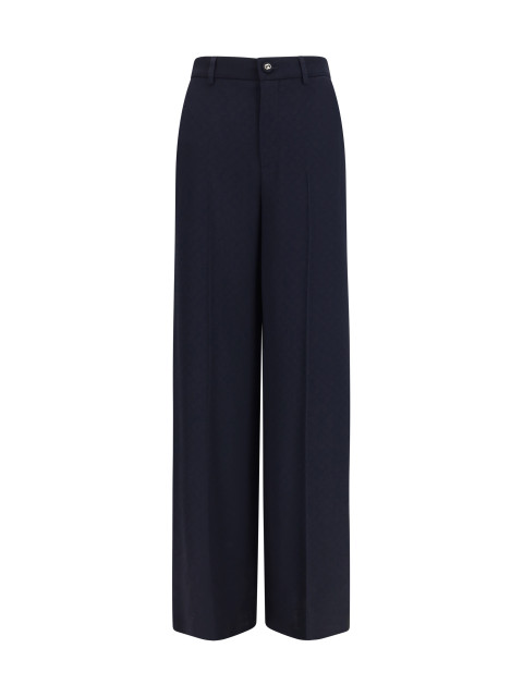 Diamond-jacquard Pants