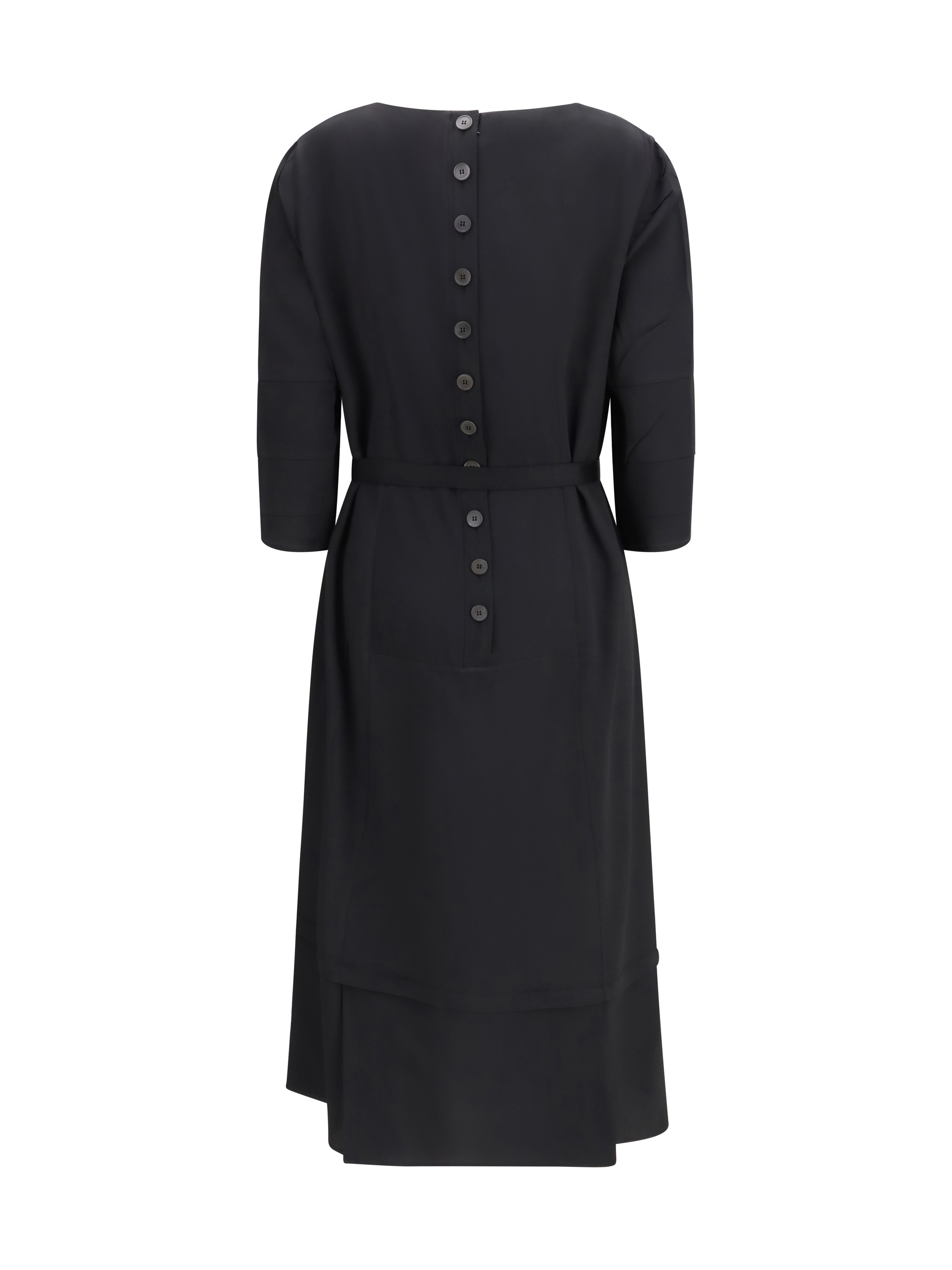 Wool and silk midi Dress