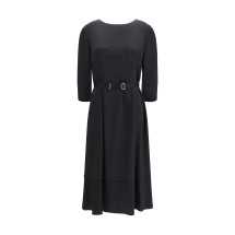 Wool and silk midi Dress