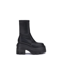 Faux leather Ankle Boots