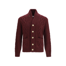 Cable-knit cashmere Cardigan