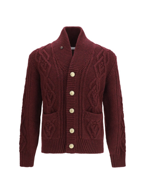 Cable-knit cashmere Cardigan
