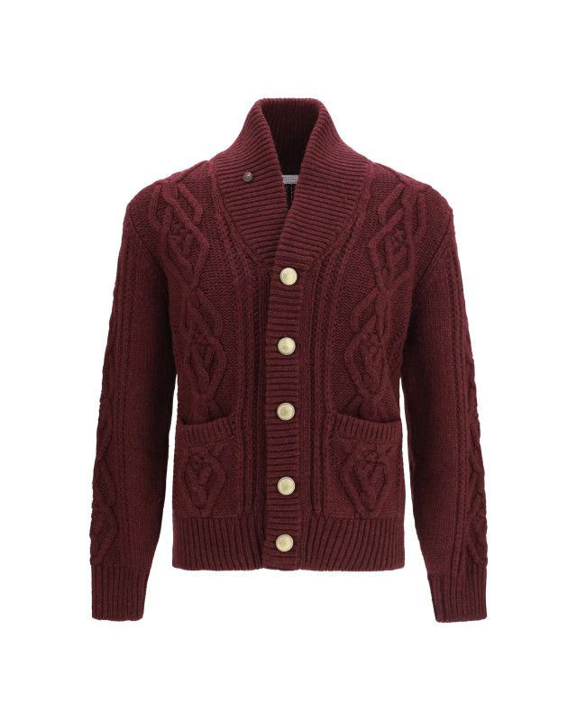 Cable-knit cashmere Cardigan