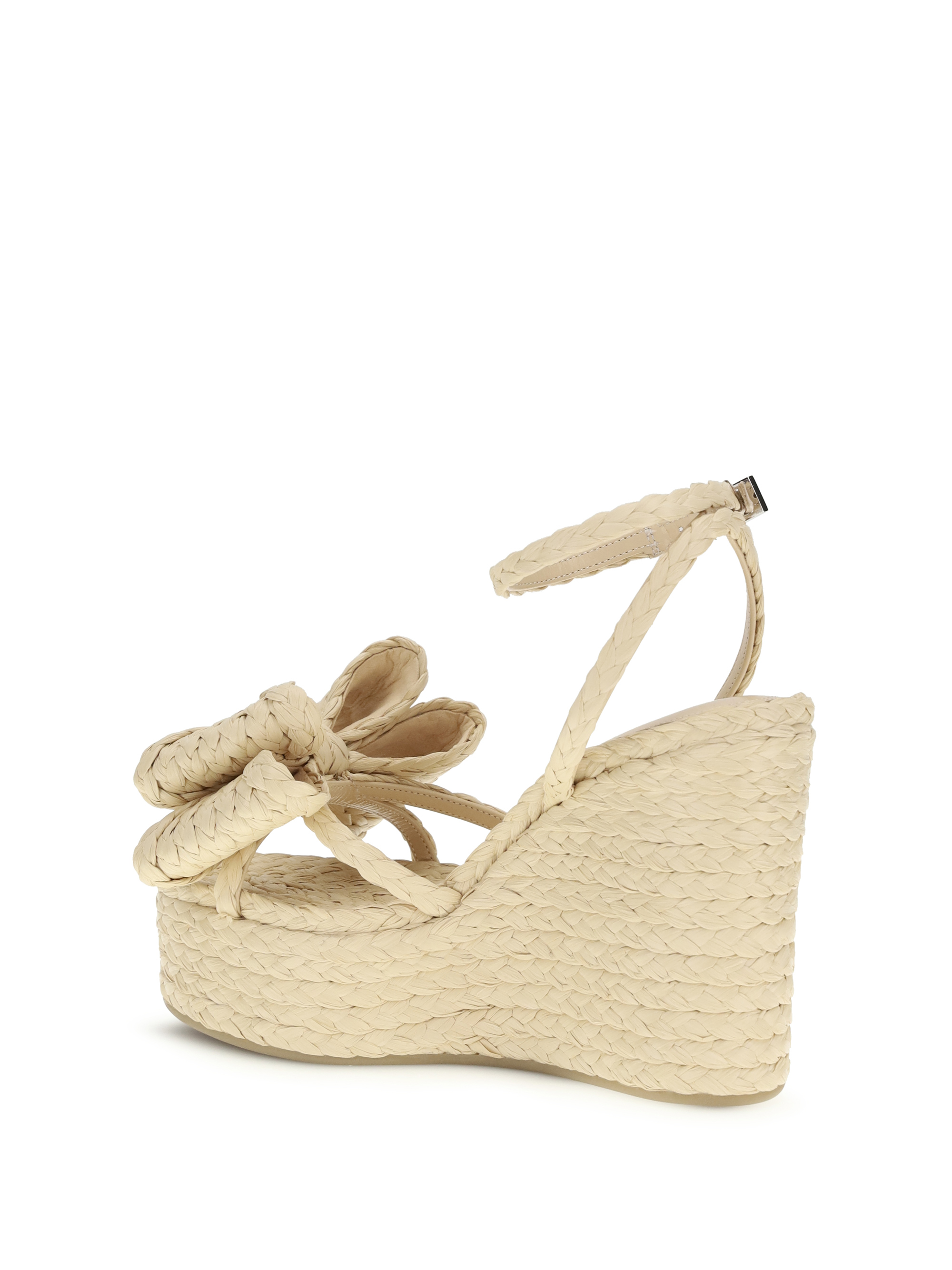 Le Cadeau raffia wedge Sandals