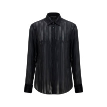 Striped silk gauze Shirt