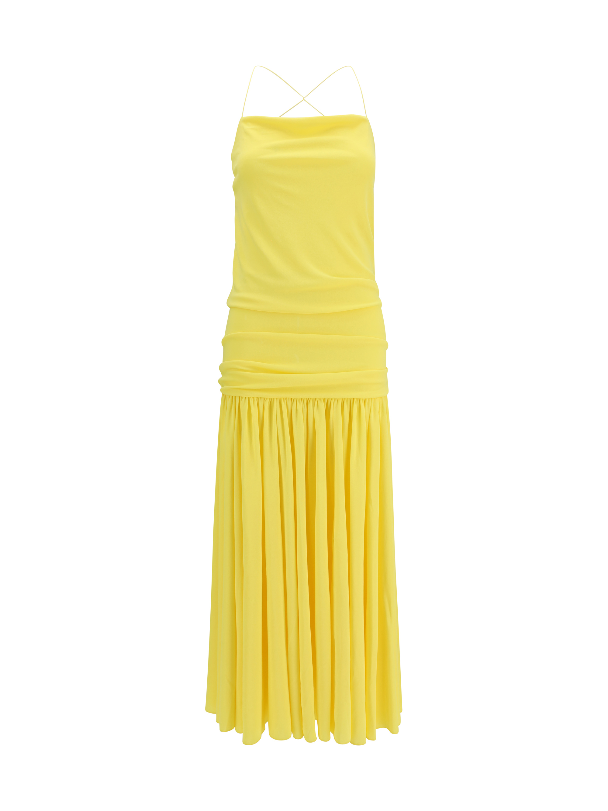 Pleated midi Dress