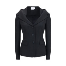 Structured off-shoulder Jacket with harness details