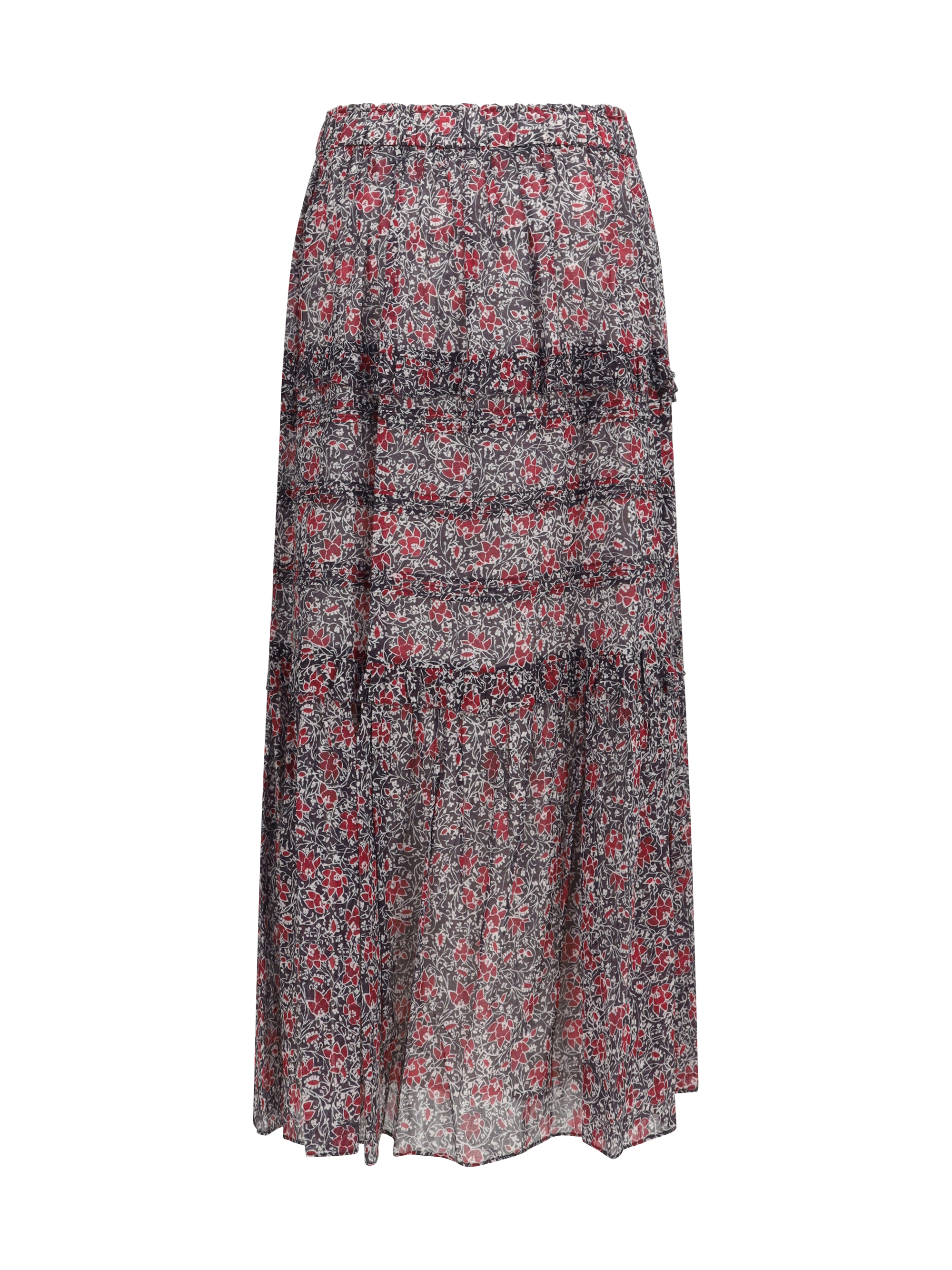 Volomia long ruffled Skirt