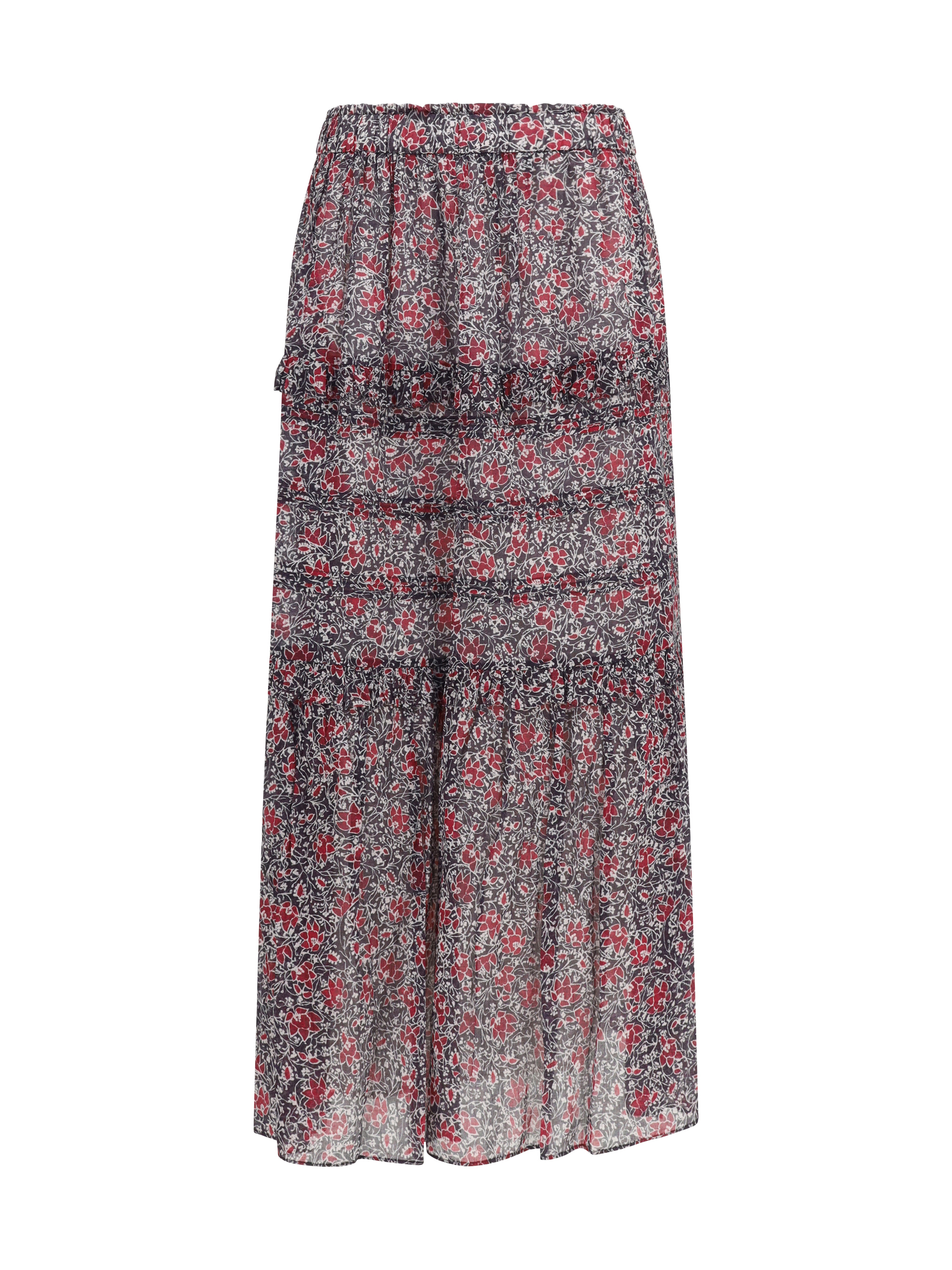 Volomia long ruffled Skirt