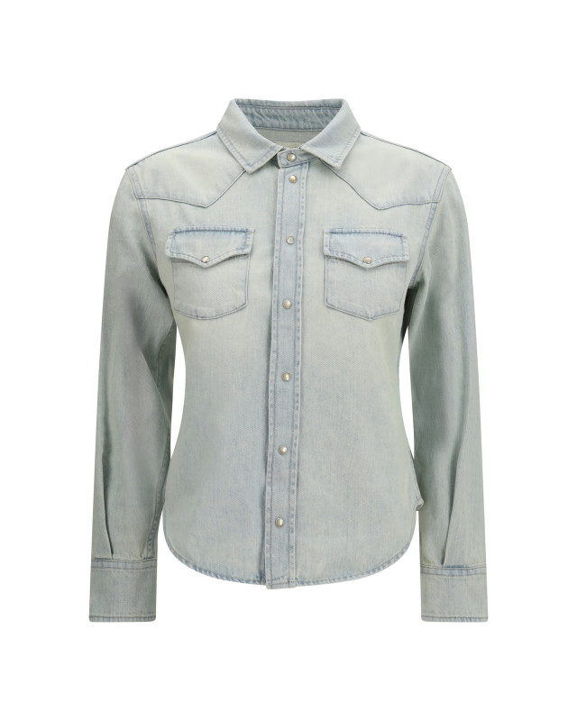 Western Shirt in lightweight denim