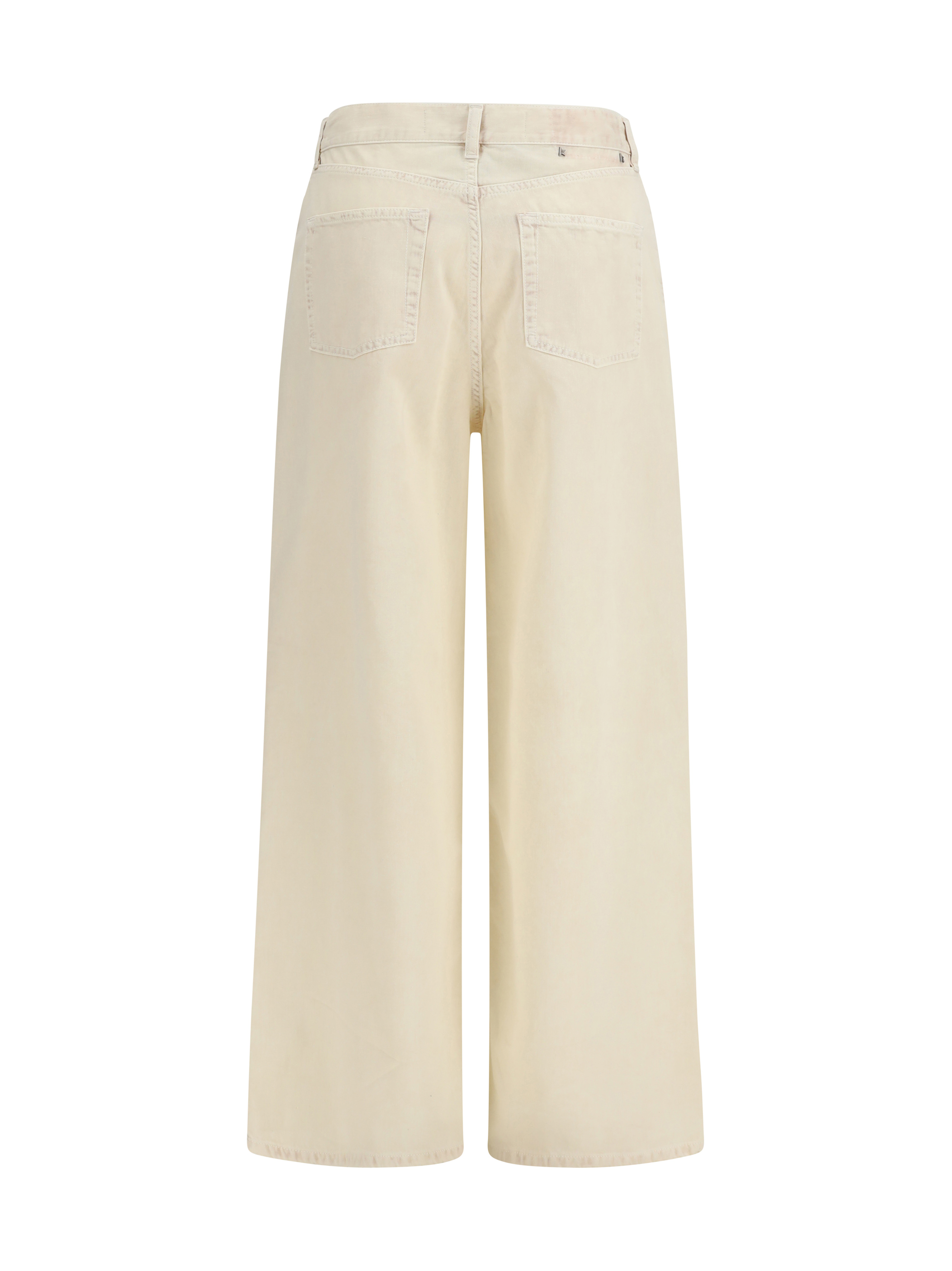 Wide-leg cotton denim Jeans