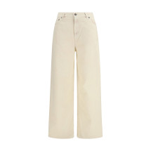 Wide-leg cotton denim Jeans
