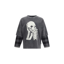 Skull double Long-Sleeved Shirt