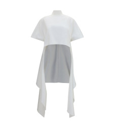 Asymmetric cotton T-shirt