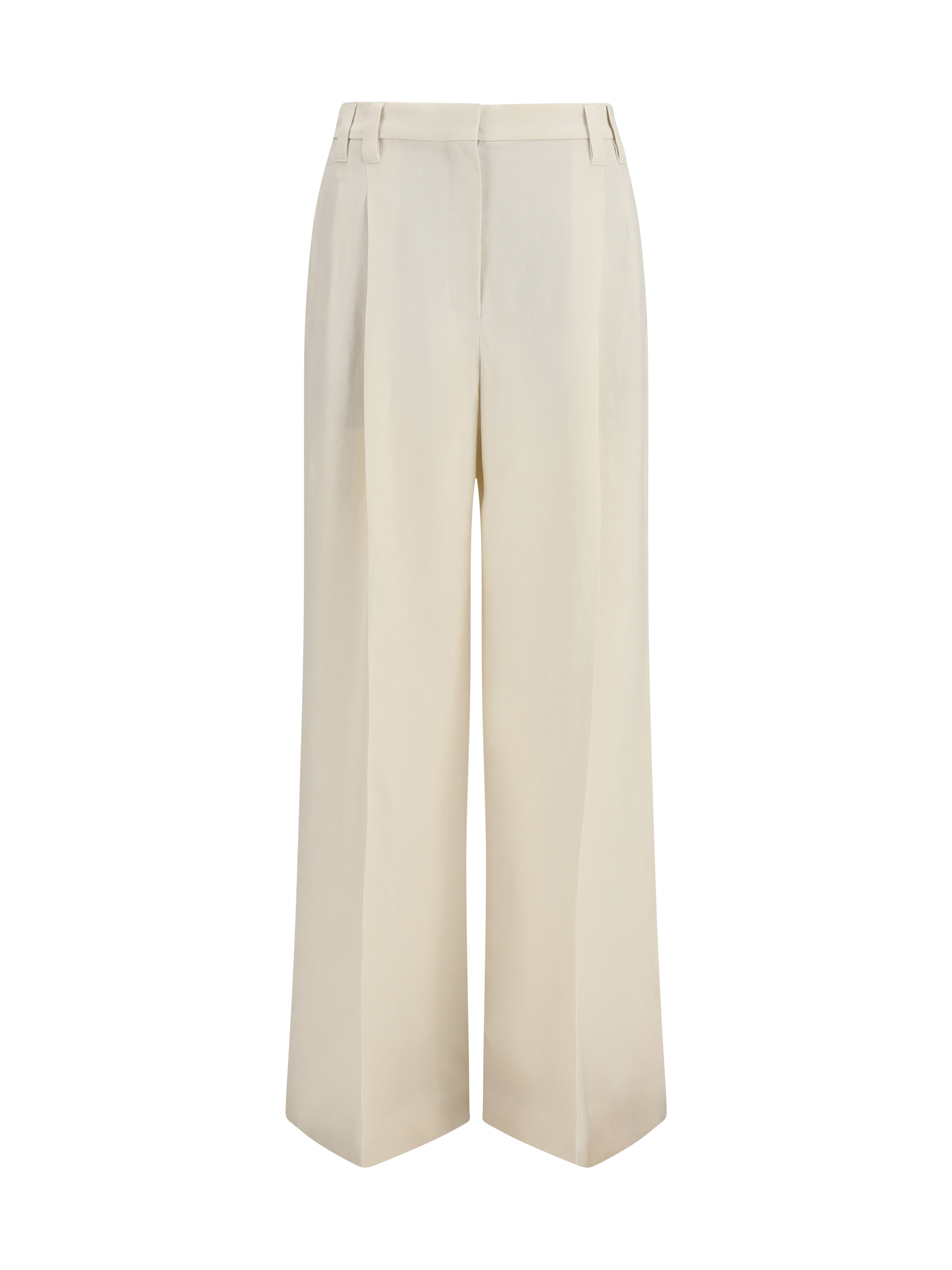 Wide Pants in fluid twill