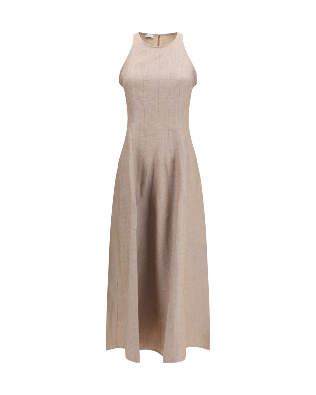 Sparkling linen twill Dress