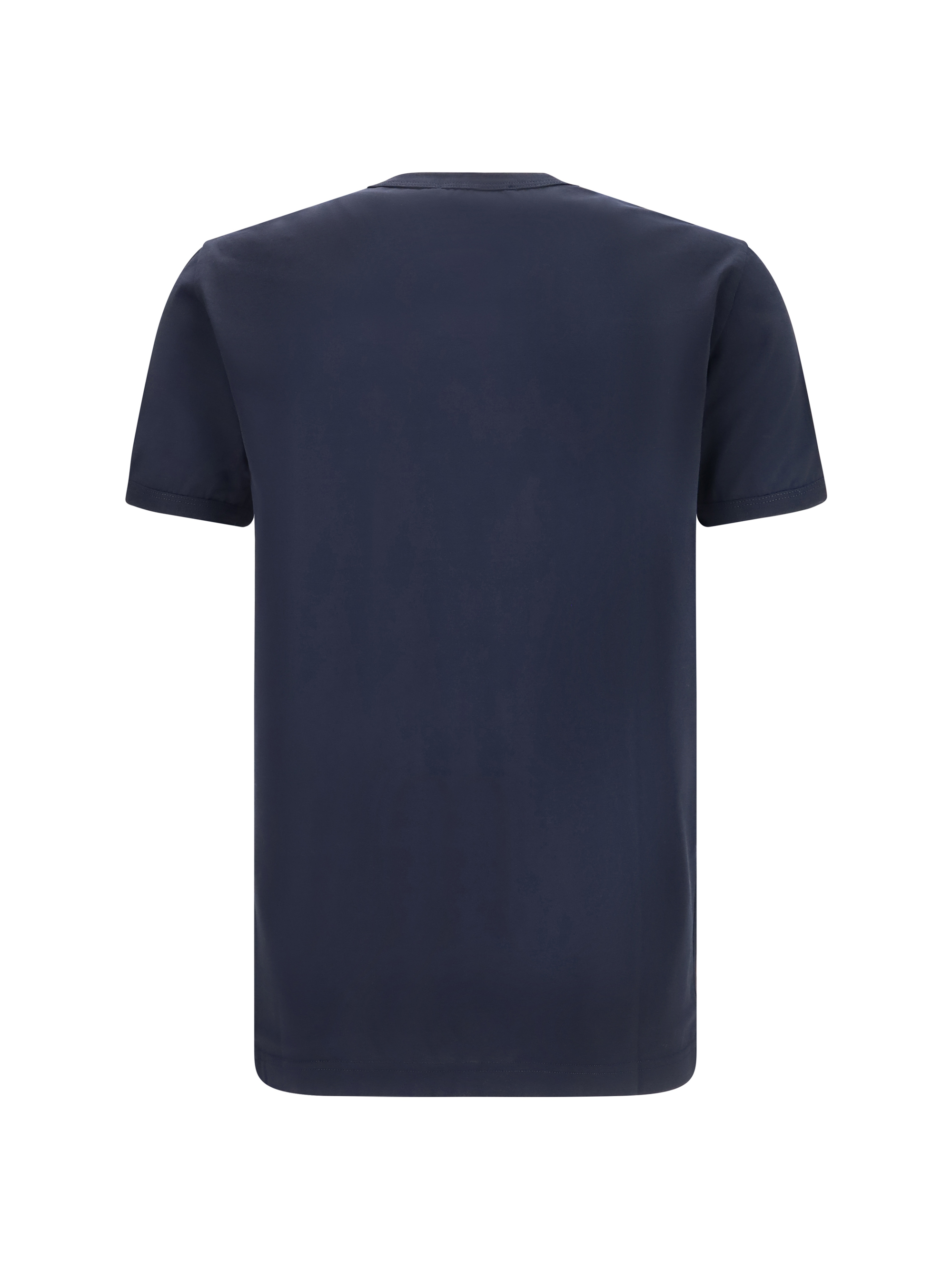 Cotton T-shirt with logo plaque