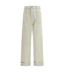 Jeans in cotton with patch pockets