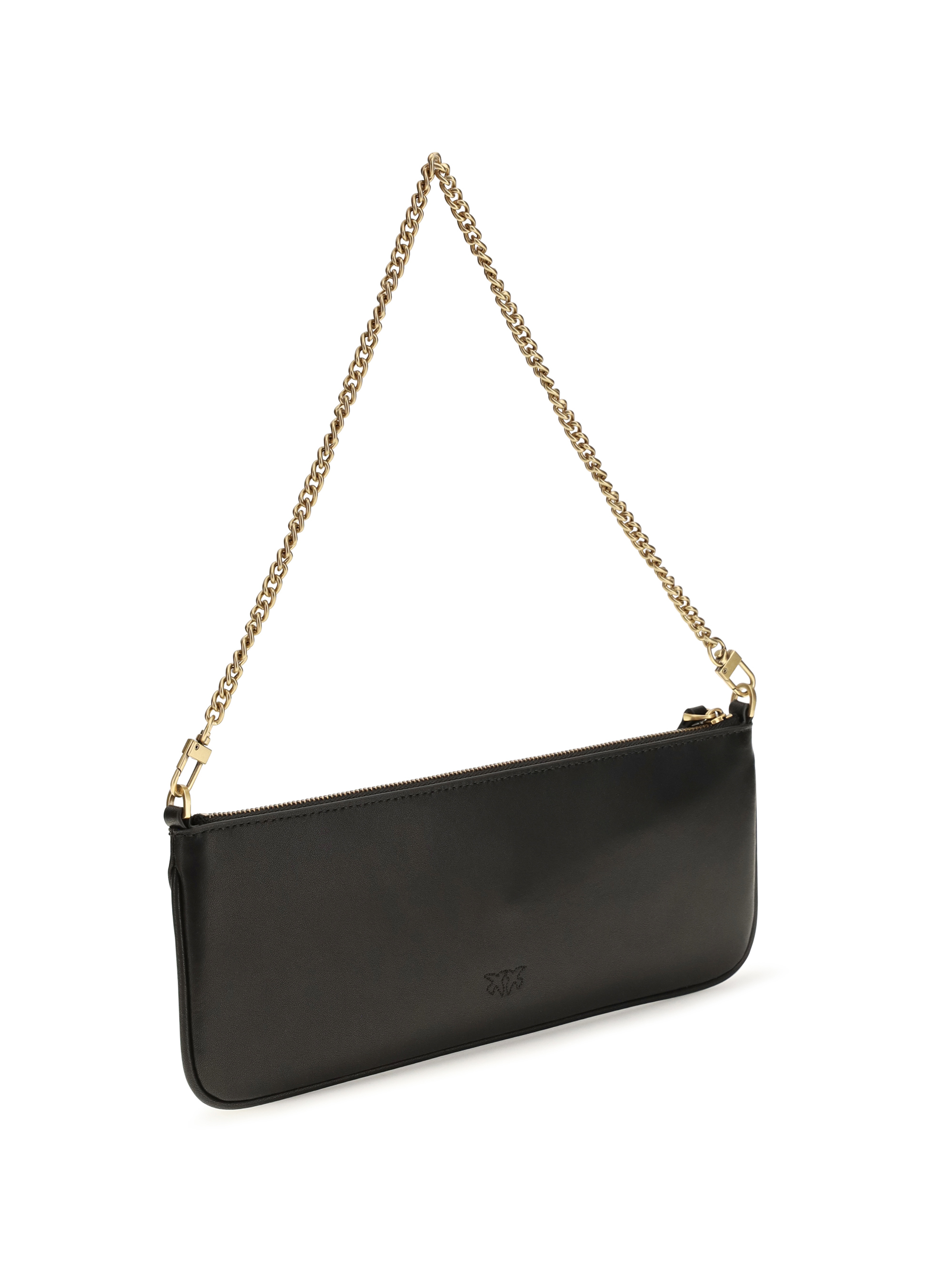 Horizontal Flat leather Shoulder Bag