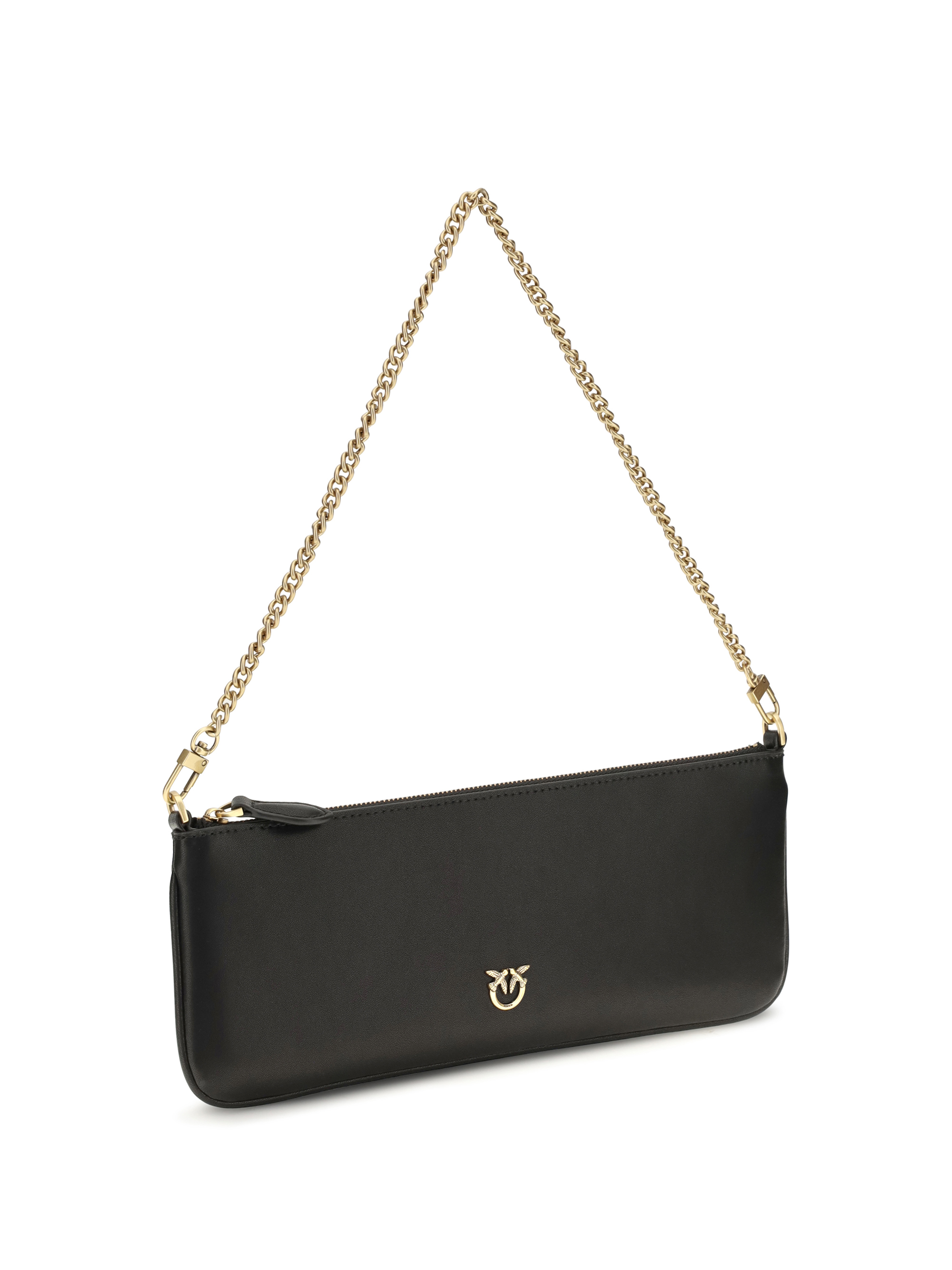 Horizontal Flat leather Shoulder Bag