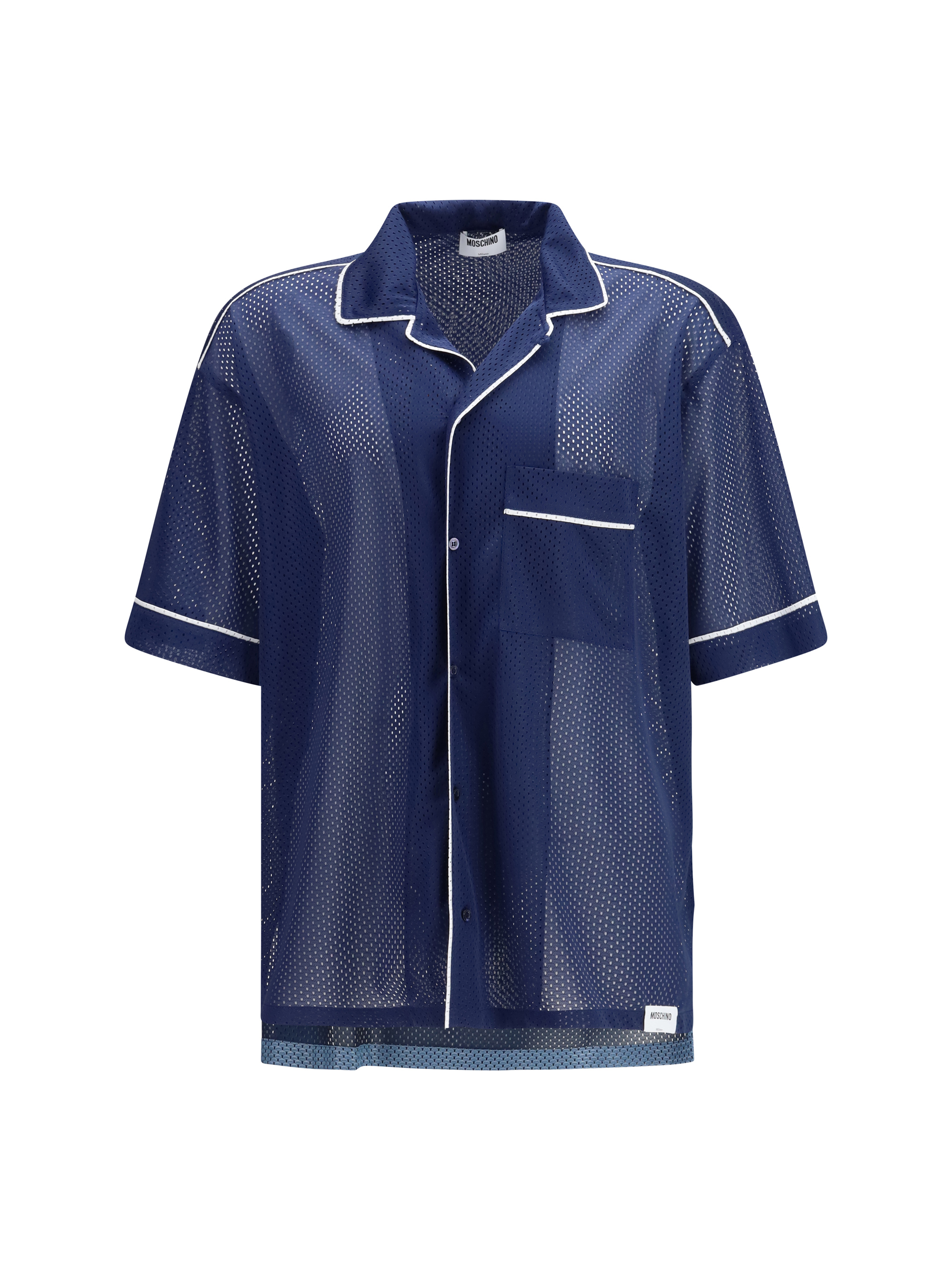 Technical mesh Shirt with reversed 22 print