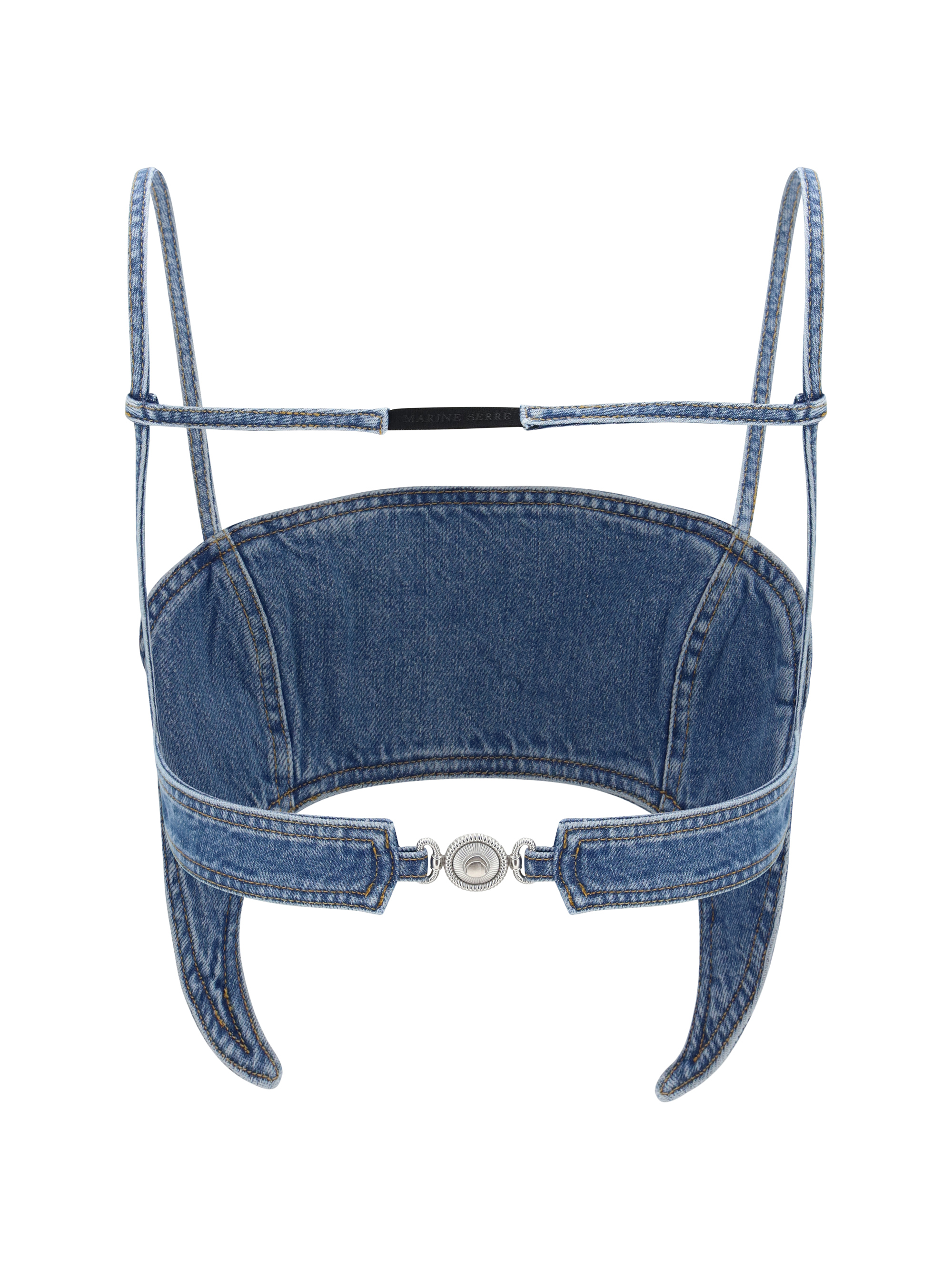 Denim Moon Top
