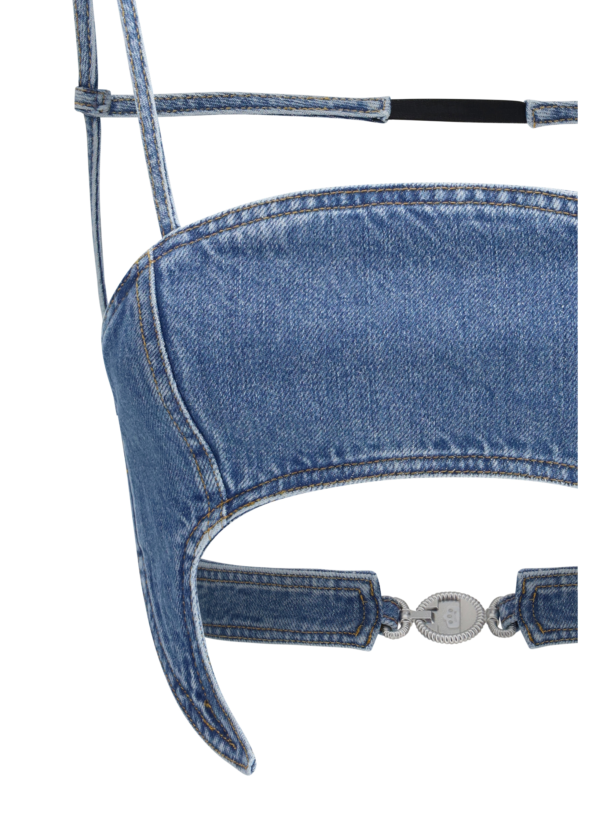 Denim Moon Top