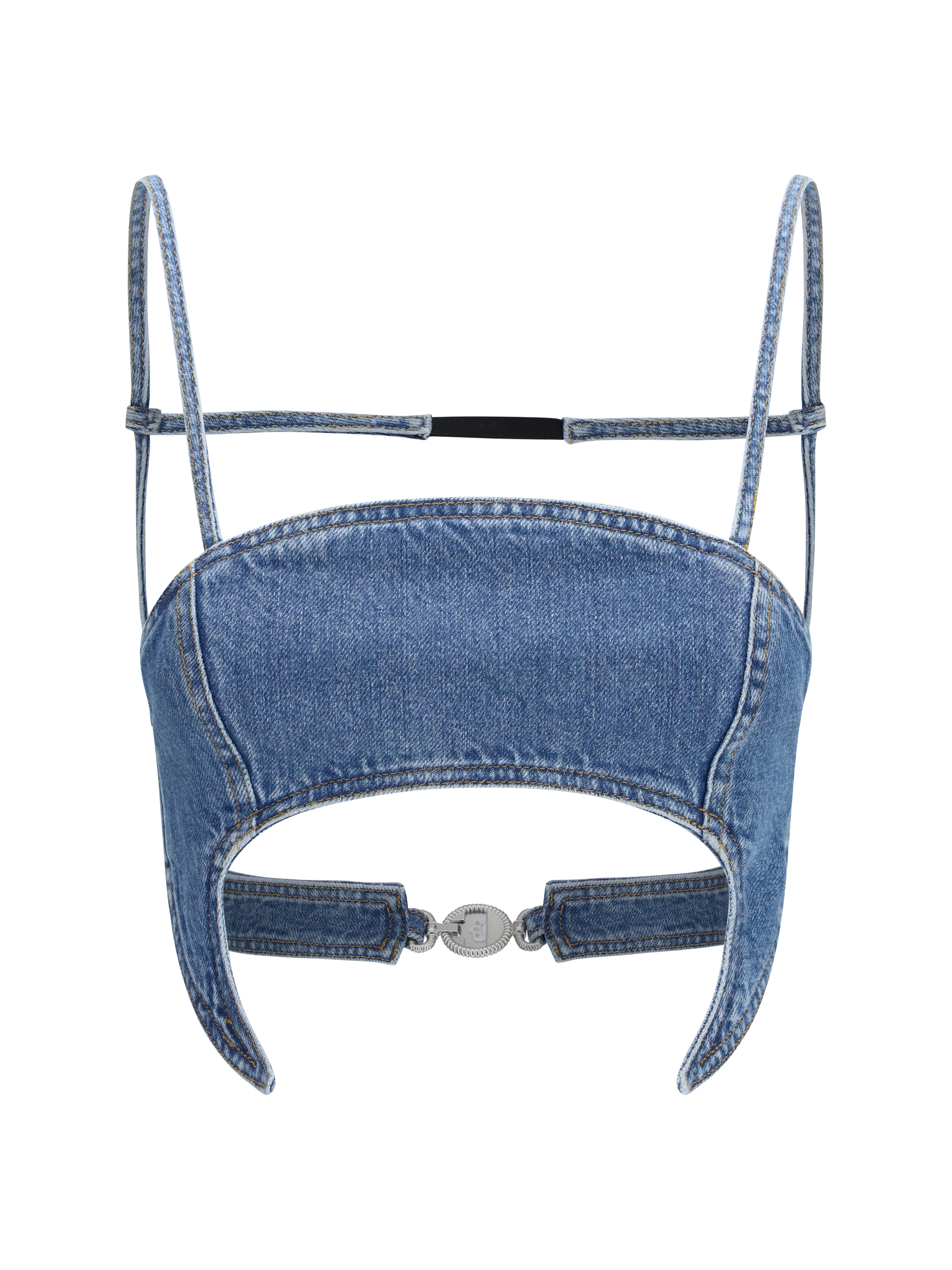 Denim Moon Top