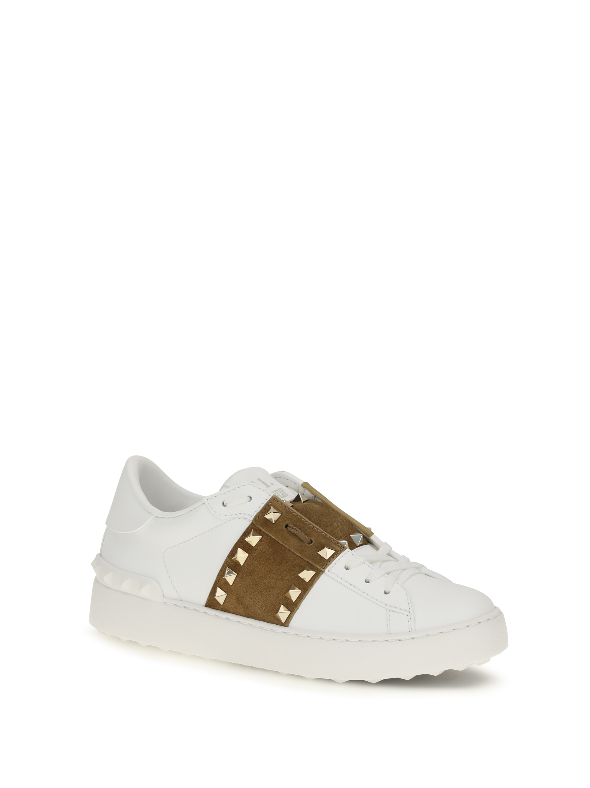Rockstud Untitled Sneakers with suede band