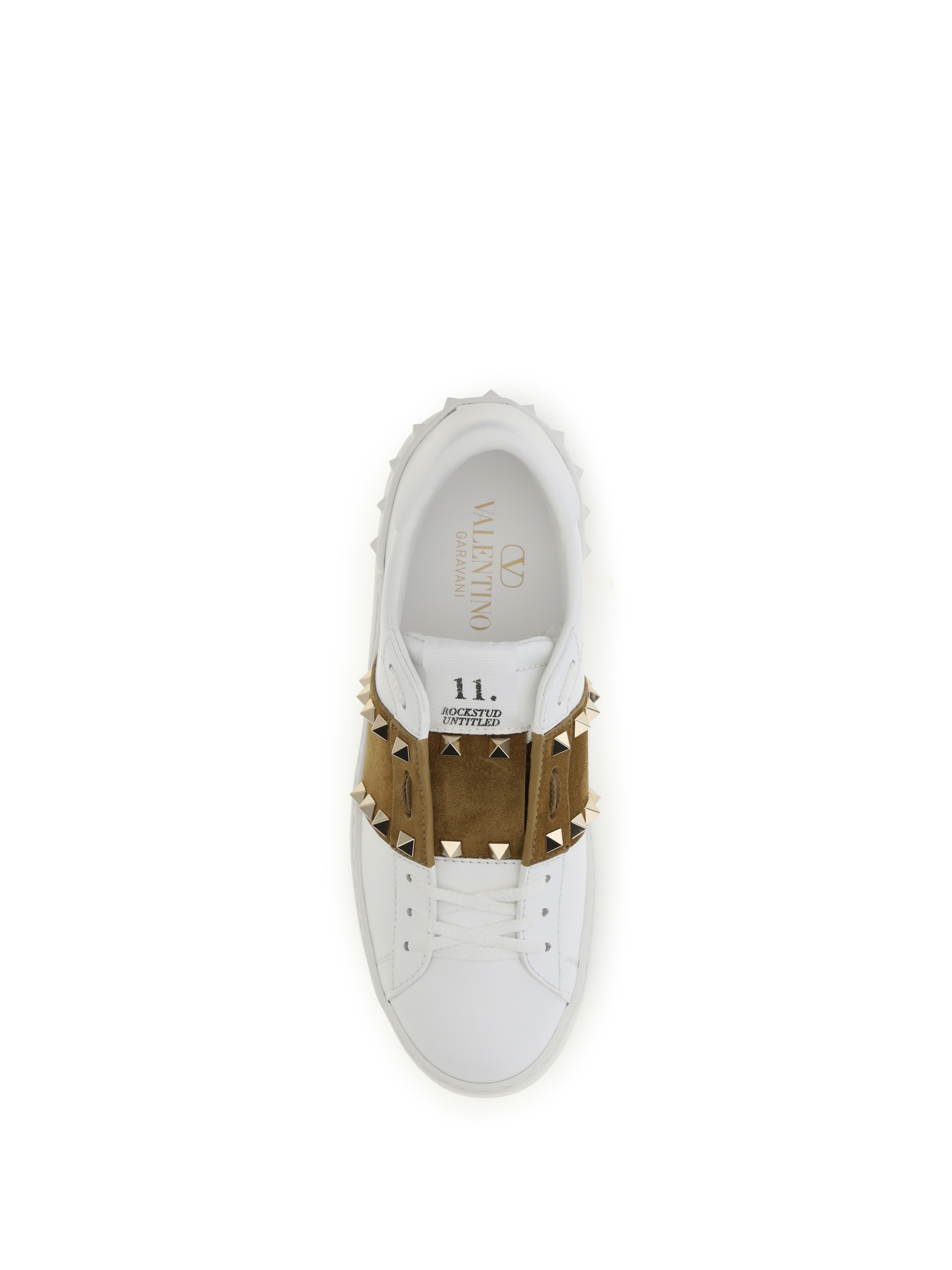 Rockstud Untitled Sneakers with suede band